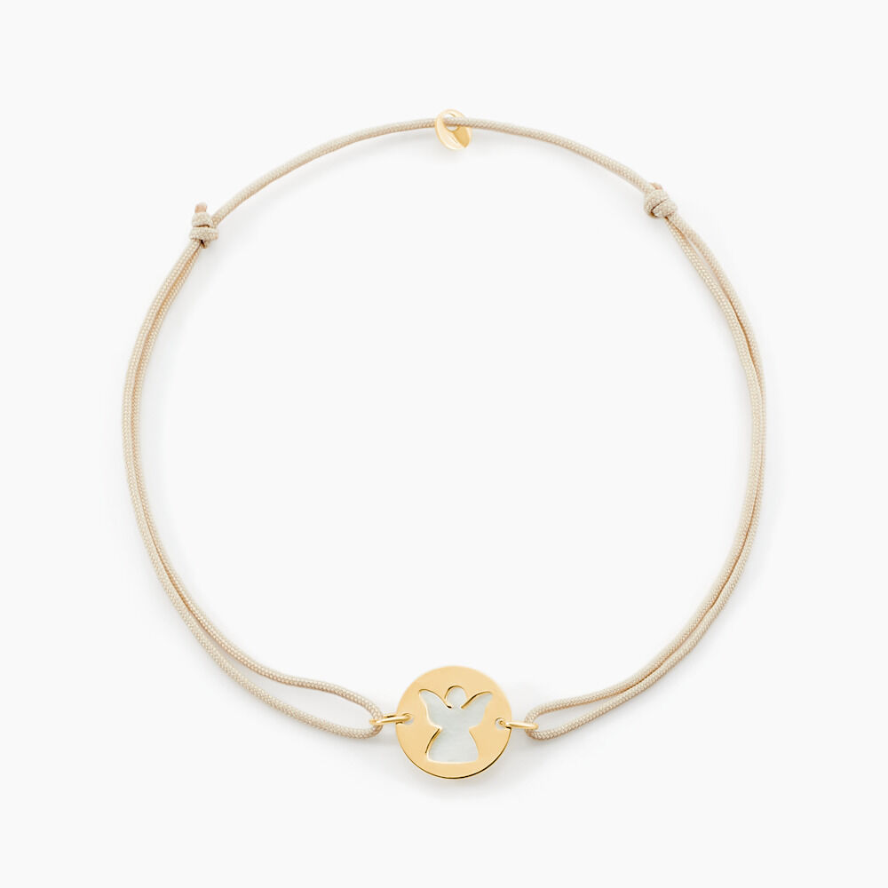 Bracelet Angel Or Jaune Nacre - Bracelets cordons Famille | Marc Orian