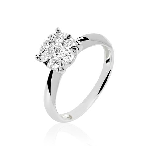 Bague Solitaire Dream Or Blanc Diamant - Solitaires Femme | Marc Orian