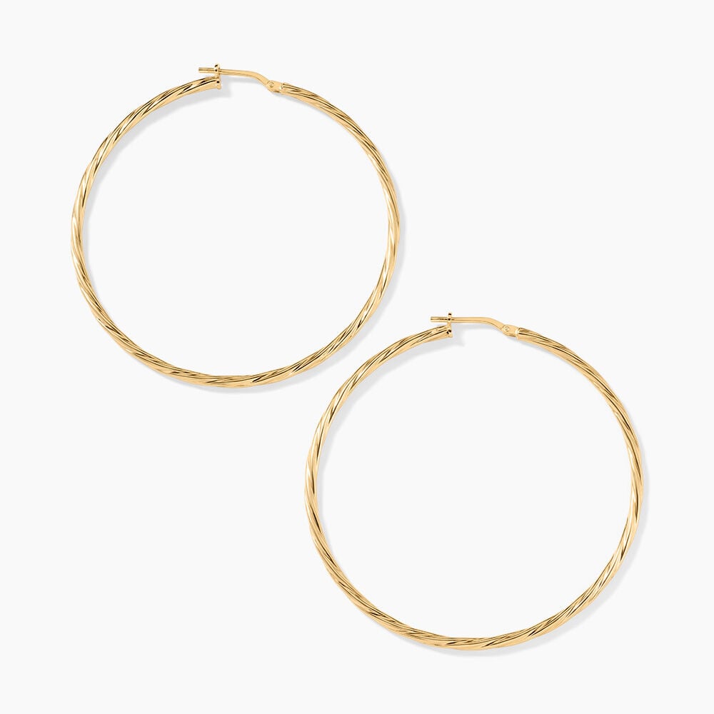 Cr&eacute;oles Argent Dor&eacute; A L'Or 750/1000 - Cr&eacute;oles Femme | Marc Orian