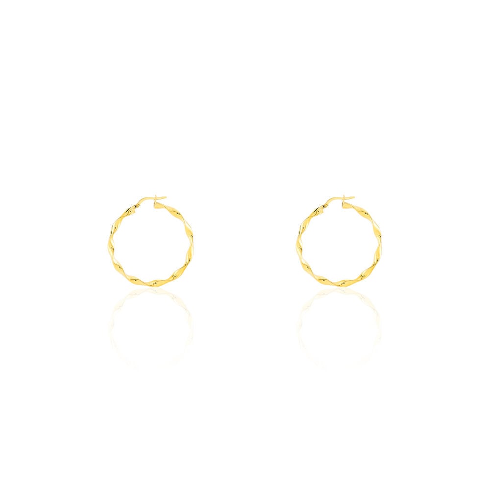 Créoles Falbala Or Jaune - Créoles Femme | Marc Orian