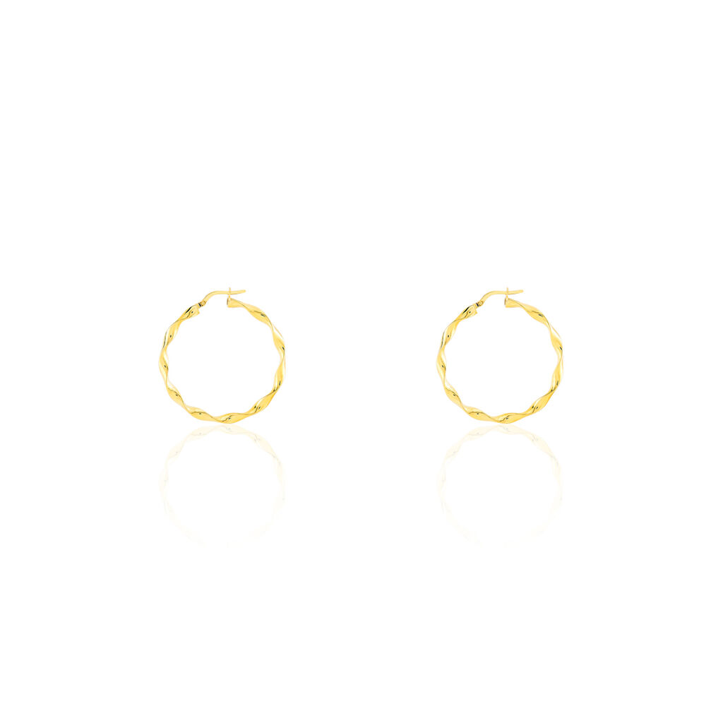 Créoles Falbala Or Jaune - Créoles Femme | Marc Orian