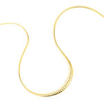Collier Or Jaune Izel Maille Anglaise - Chaines Femme | Marc Orian