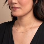 Collier Ethere Or Jaune Oxyde De Zirconium - Colliers avec pierres Femme | Marc Orian