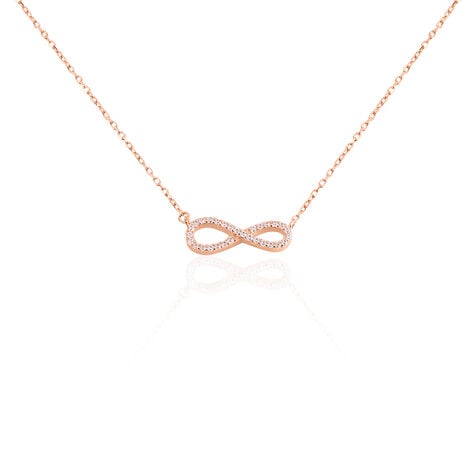 Collier Amita Argent Rose Oxyde De Zirconium - Colliers avec pierres Femme | Marc Orian