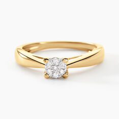 Bague Solitaire Grace Or Jaune Diamant - Bagues Solitaire Femme | Marc Orian