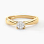 Bague Solitaire Grace Or Jaune Diamant