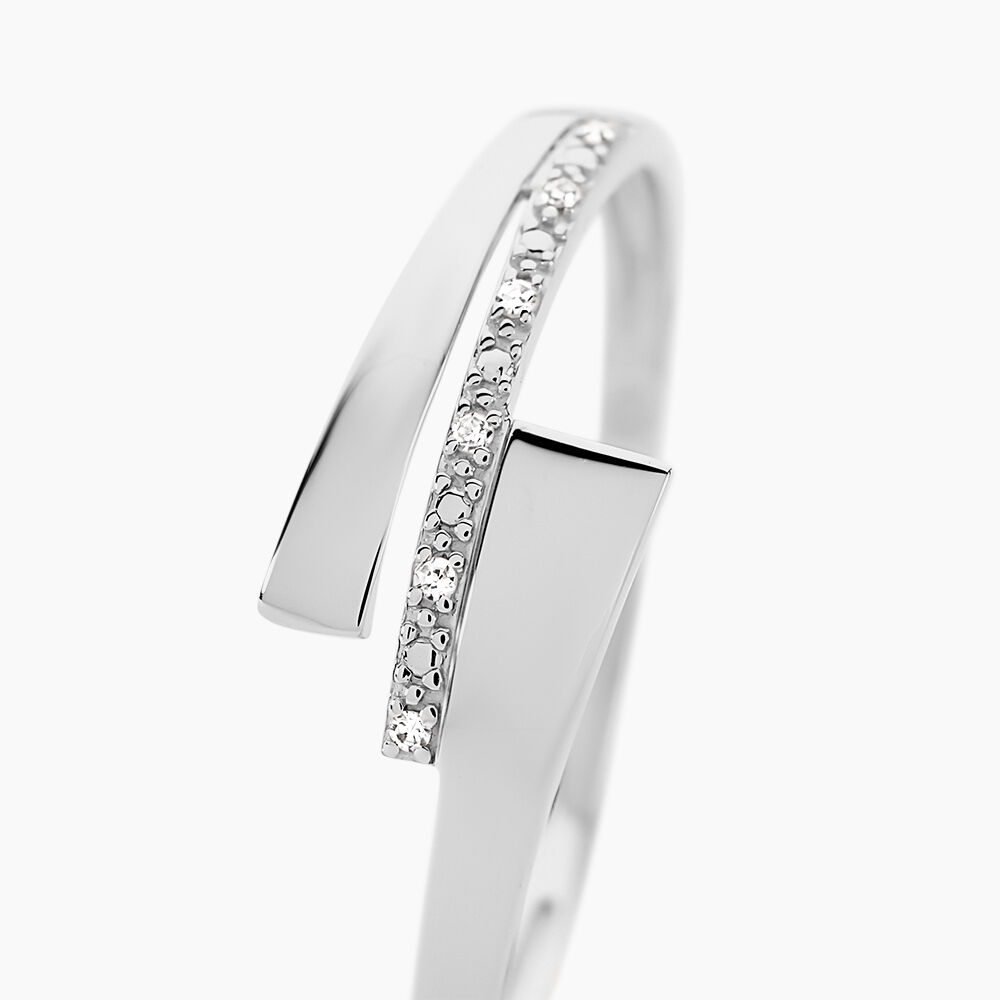 Bague Ainhoa Or Blanc Diamant - Bagues pierres pr&eacute;cieuses Femme | Marc Orian
