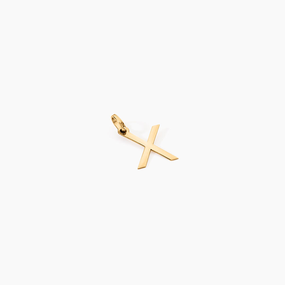 Pendentif Ionia Lettre Or Jaune - Pendentifs Famille | Marc Orian