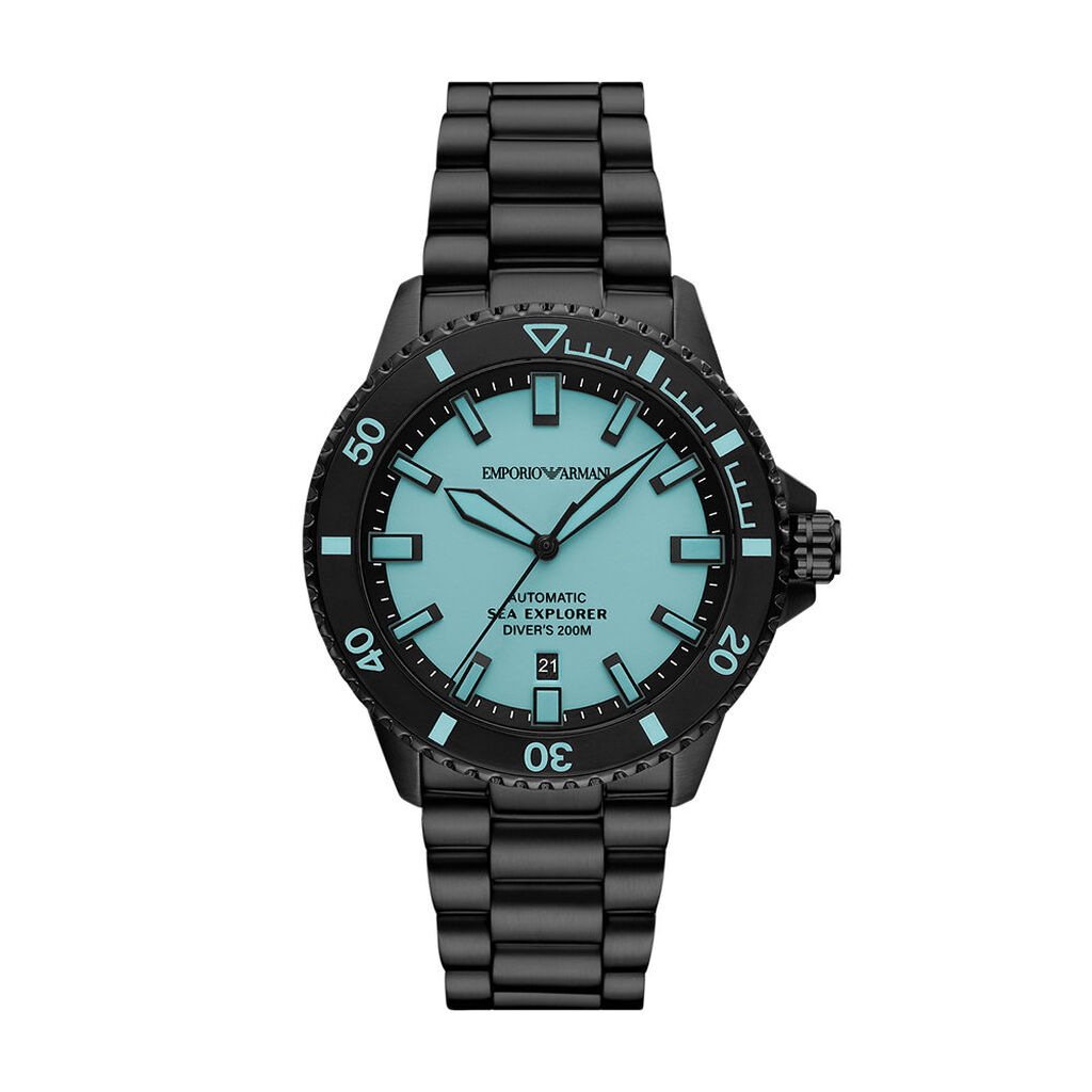 Montre Emporio Armani Sea Explorer Bleu - Montres automatiques Homme | Marc Orian