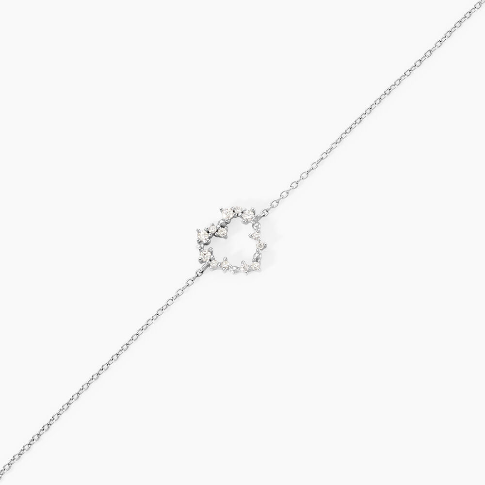 Bracelet Lovella Argent Blanc Oxyde De Zirconium - Bracelets fantaisie Femme | Marc Orian