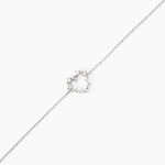 Bracelet Lovella Argent Blanc Oxyde De Zirconium - Bracelets fantaisie Femme | Marc Orian