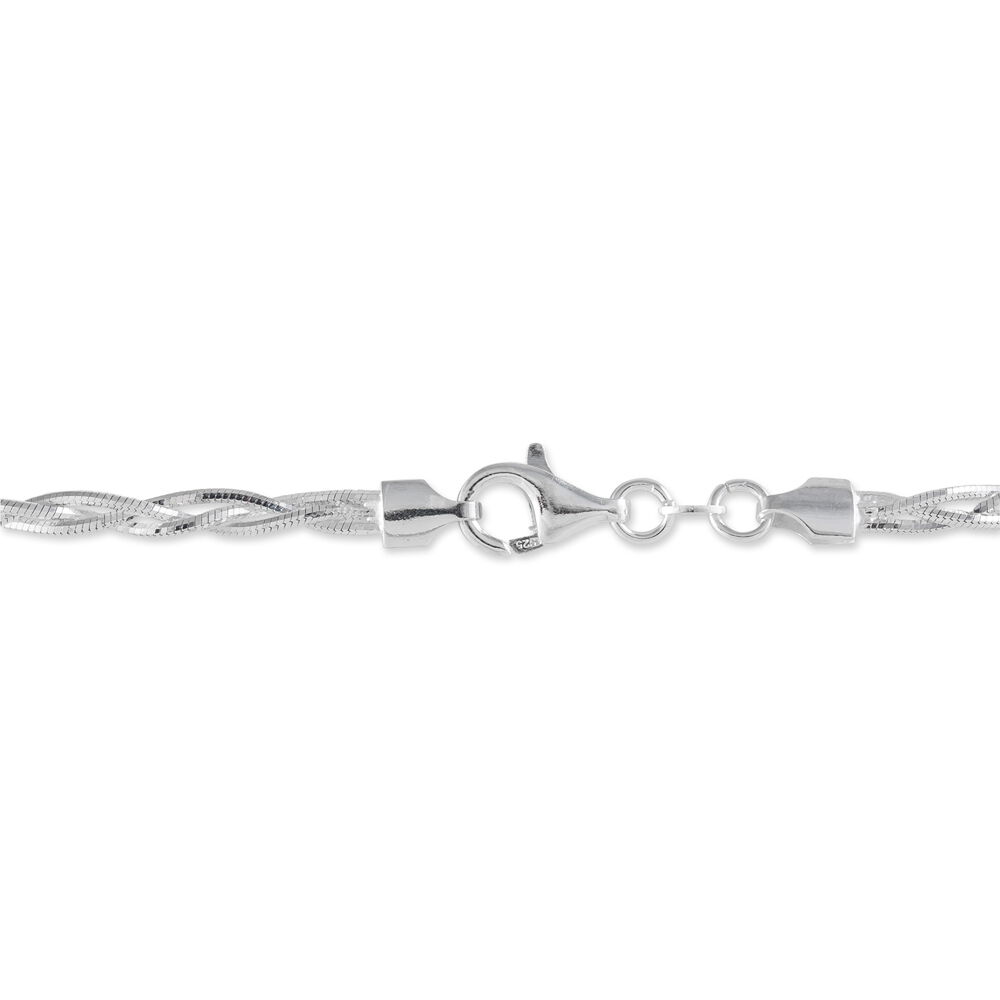 Bracelet Eira Argent Blanc - Bracelets mailles Femme | Marc Orian