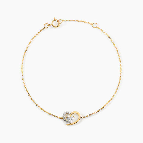 Bracelet Eliana Or Jaune Oxyde De Zirconium - Bracelets cha&icirc;nes Femme | Marc Orian