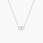 Collier Iwa Argent Blanc Oxyde De Zirconium - Colliers avec pierres Femme | Marc Orian