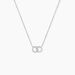 Collier Iwa Argent Blanc Oxyde De Zirconium - Colliers avec pierres Femme | Marc Orian