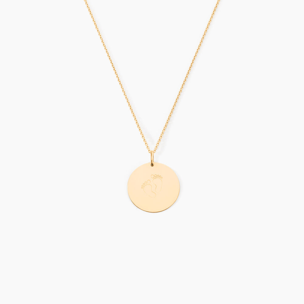 Pendentif Pastille Or Jaune - Bijoux personnalisés Enfant | Marc Orian
