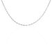 Collier Ciana Torsade Diamante Argent Blanc