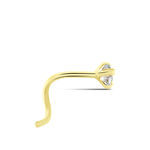 Piercing De Nez Or Jaune Oxyde De Zirconium - Piercing Nez Femme | Marc Orian