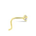 Piercing De Nez Or Jaune Oxyde De Zirconium - Piercing Nez Femme | Marc Orian