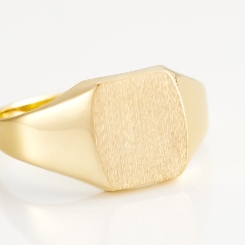 Chevalière Ayliz Or Jaune - Bijoux personnalisés Famille | Marc Orian