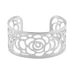 Bracelet Jonc Meyline Acier Blanc Strass - Bracelets joncs Femme | Marc Orian