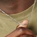 Collier Vivian Argent Blanc - Chaines Homme | Marc Orian