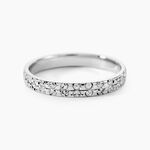 Alliance Roxie Demi Jonc Classique Or Blanc - Alliances duo Unisex | Marc Orian