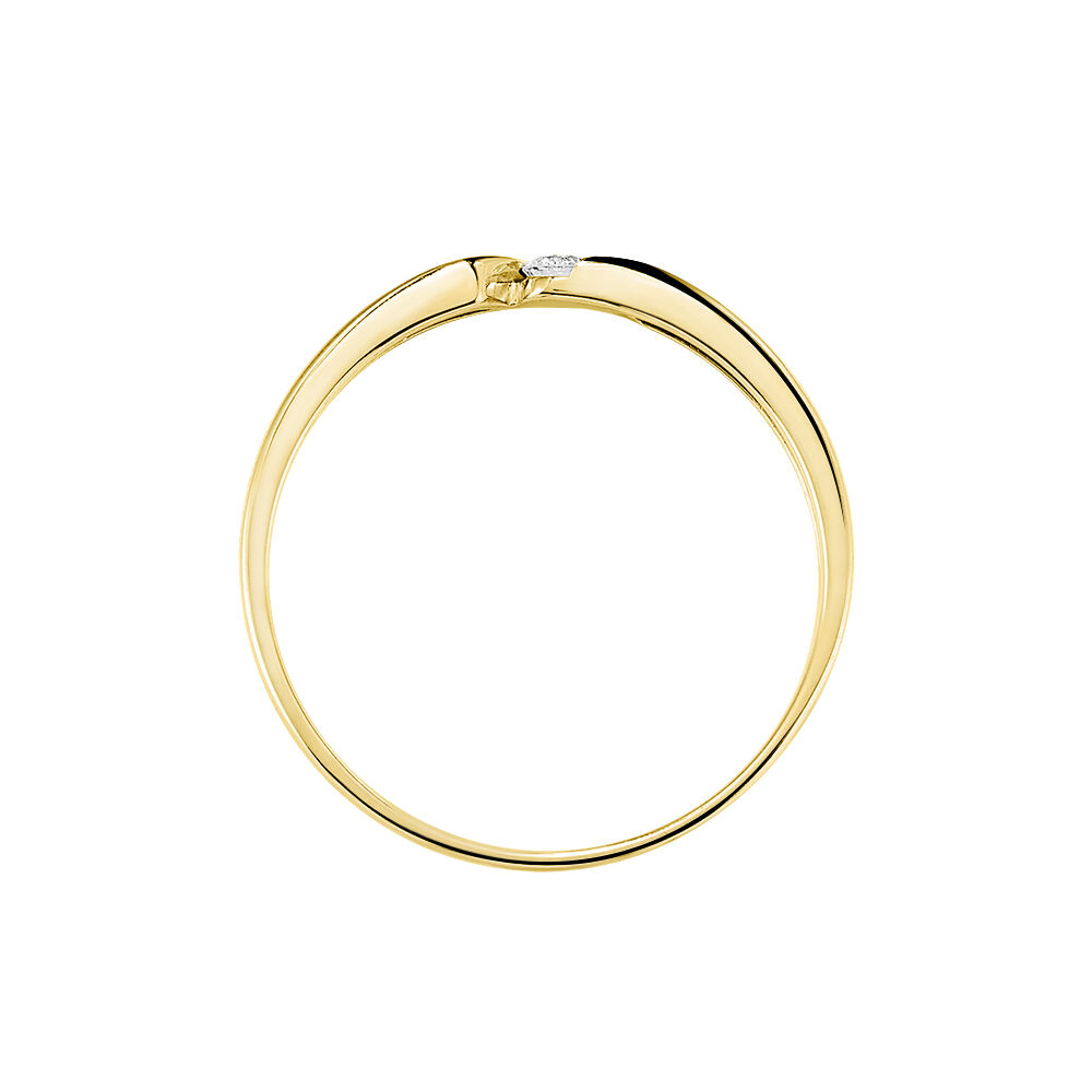 Bague Solitaire Anilie Or Jaune Diamant - Parures de mariage Femme | Marc Orian