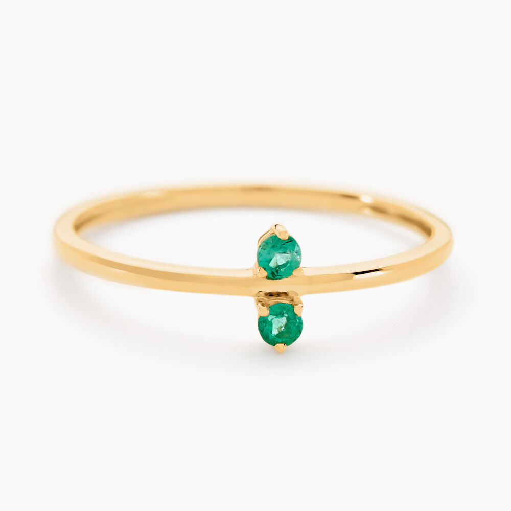 Bague Harding Or Jaune Emeraude - Bagues vintage Femme | Marc Orian