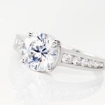 Bague Tatjana Or Blanc Oxyde De Zirconium - Solitaires Femme | Marc Orian