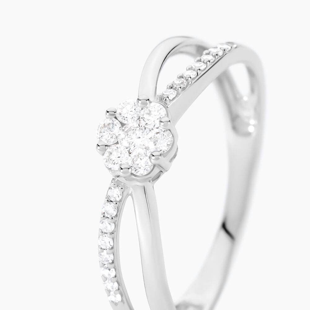 Bague Kuta Or Blanc Diamant - Bagues fian&ccedil;ailles Femme | Marc Orian