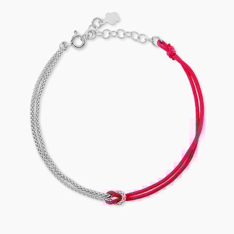 Bracelet Anicha Argent Blanc - Bracelets cordons Femme | Marc Orian