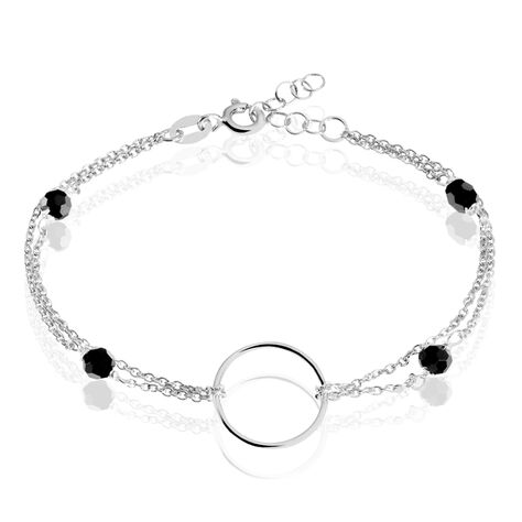 Bracelet Tamar Argent Blanc Pierre De Synthese - Bracelets fantaisie Femme | Marc Orian