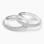 Cr&eacute;oles Suzel Argent Blanc Oxyde De Zirconium - Cr&eacute;oles Femme | Marc Orian