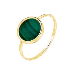 Bague Florica Or Jaune Malachite - Bagues Femme | Marc Orian