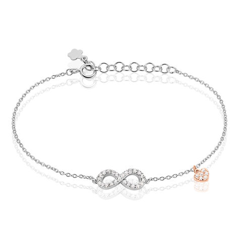 Bracelet Nella Argent Blanc Oxyde De Zirconium - Bracelets chaînes Femme | Marc Orian