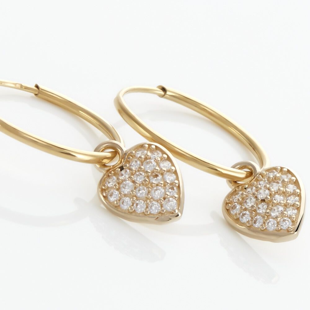 Cr&eacute;oles Lulu Or Jaune Oxyde - Boucles d'oreilles pampille Femme | Marc Orian