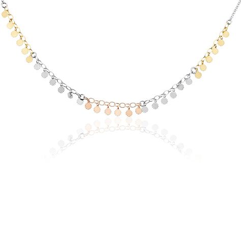 Collier Argent Tricolore Bop - Colliers fantaisie Femme | Marc Orian