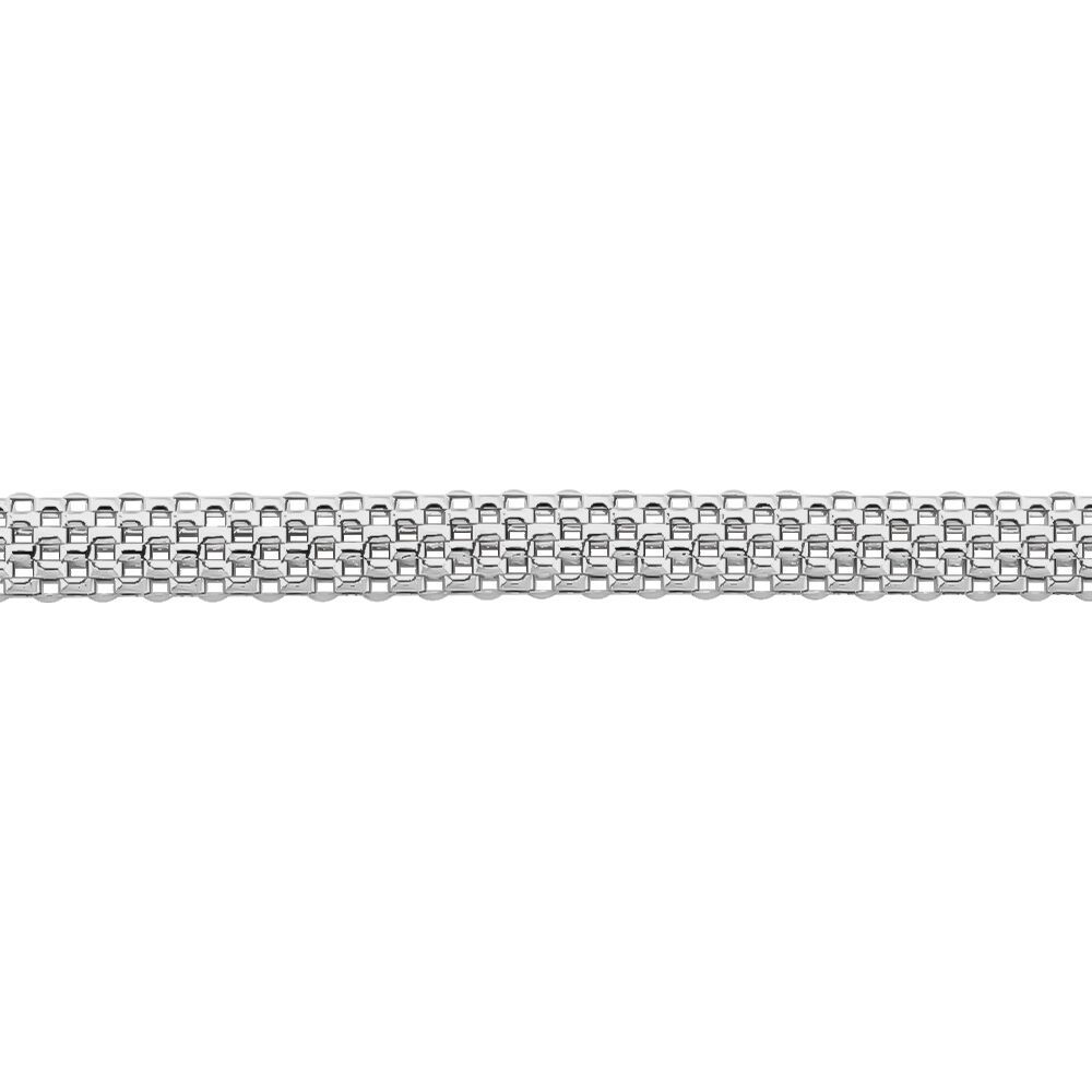 Bracelet Christine Argent Blanc - Bracelets mailles Femme | Marc Orian