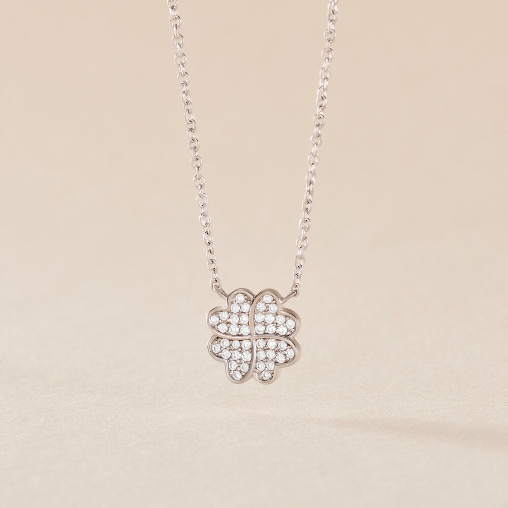 Collier Ottilie Argent Blanc Oxyde De Zirconium - Colliers avec pierres Femme | Marc Orian