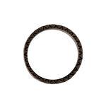 Bague Argent Noir - Bagues grosses Homme | Marc Orian