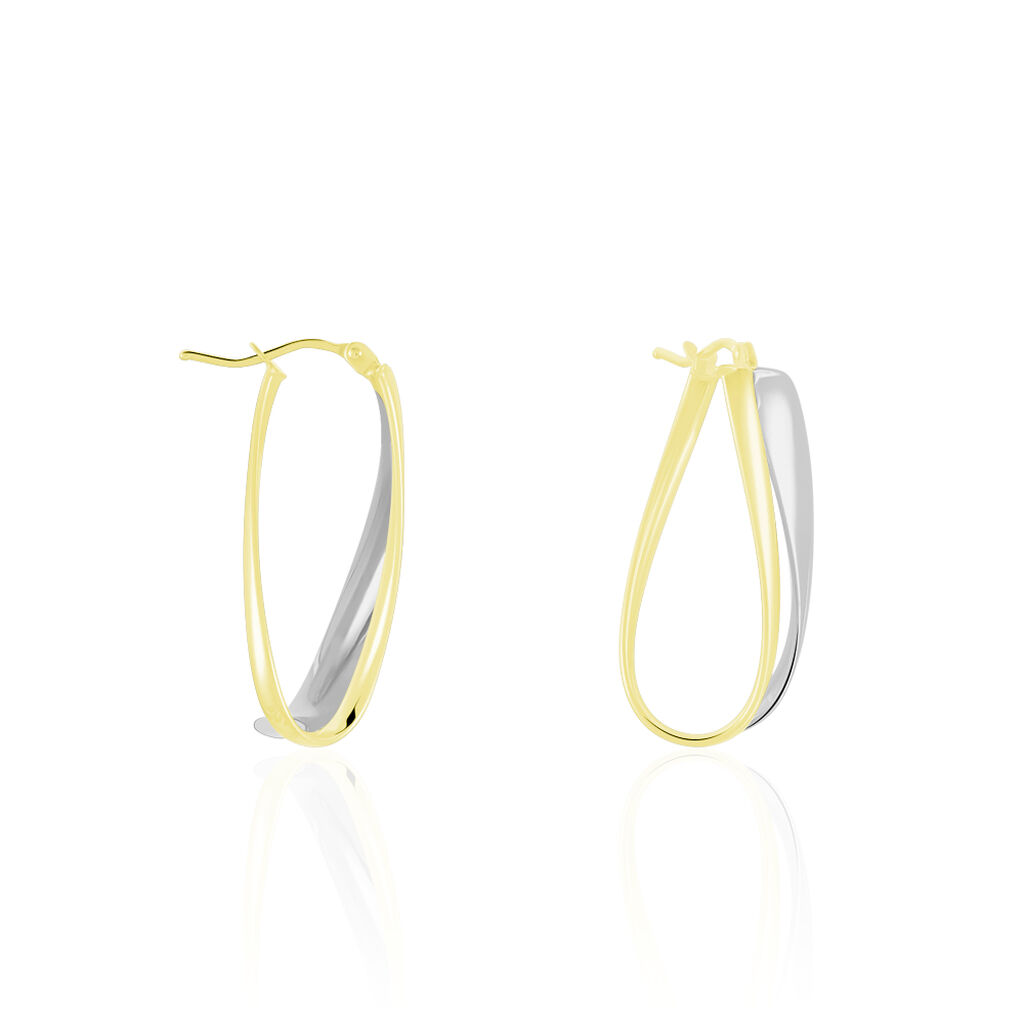 Créoles Ayliz Or Bicolore - Créoles Femme | Marc Orian