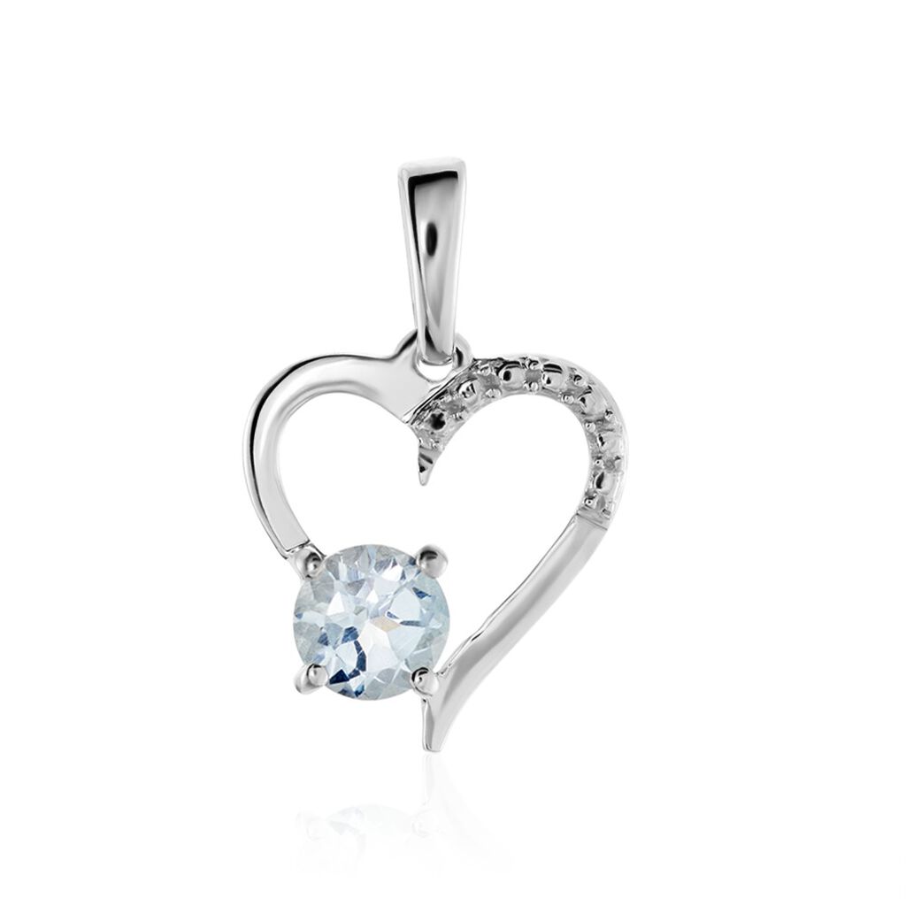 Pendentif Or Blanc Godoleva Topaze - Pendentifs Femme | Marc Orian