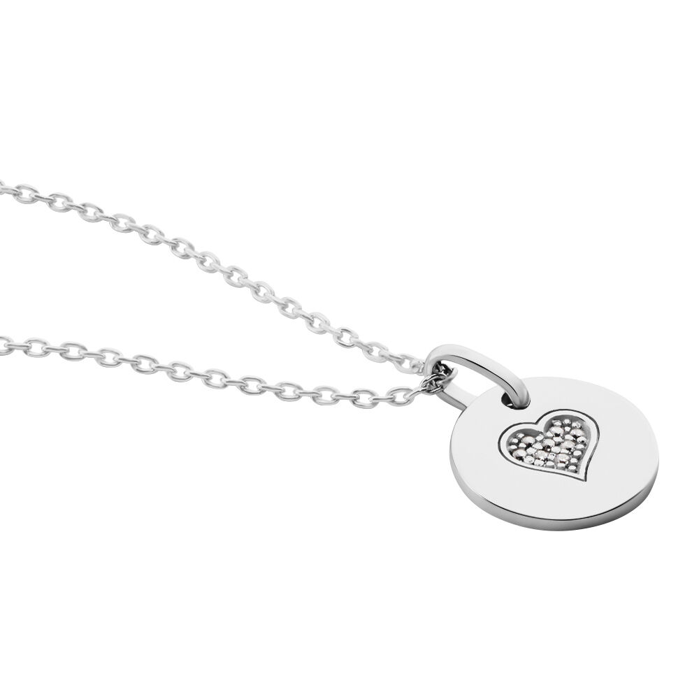 Collier Xaverie Argent Oxyde - Colliers avec pierres Femme | Marc Orian