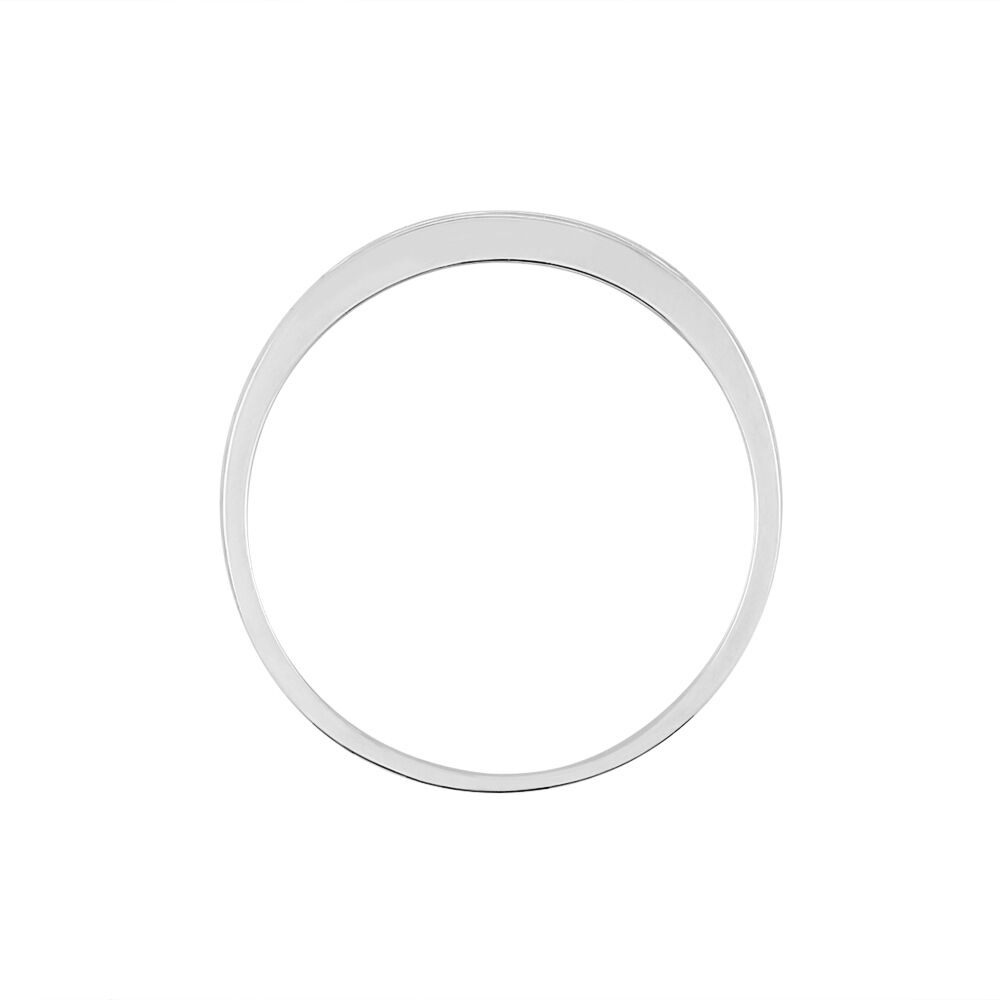 Alliance Yamile Or Blanc Diamant - Alliances avec pierres Femme | Marc Orian