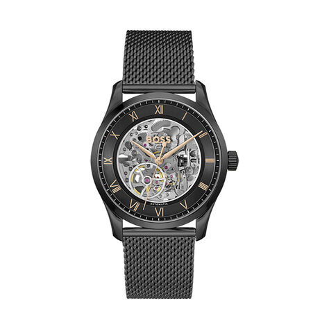 Montre Boss Principle Skeleton Noir - Montres automatiques Homme | Marc Orian