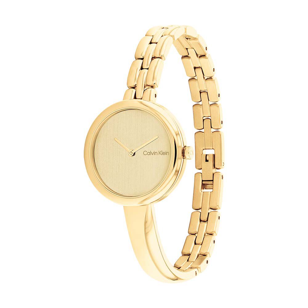 Montre Calvin Klein Bangled Doré - Montres étanches Femme | Marc Orian