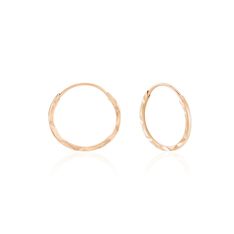 Créoles Valerina Or Rose - Boucles d'oreilles Créoles Femme | Marc Orian