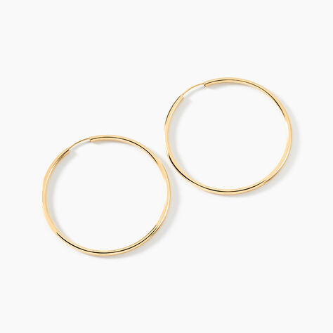 Cr&eacute;oles Valencina Or Jaune - Cr&eacute;oles Femme | Marc Orian