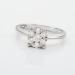 Bague Solitaire Or Blanc Dream Diamants - Parures de mariage Femme | Marc Orian